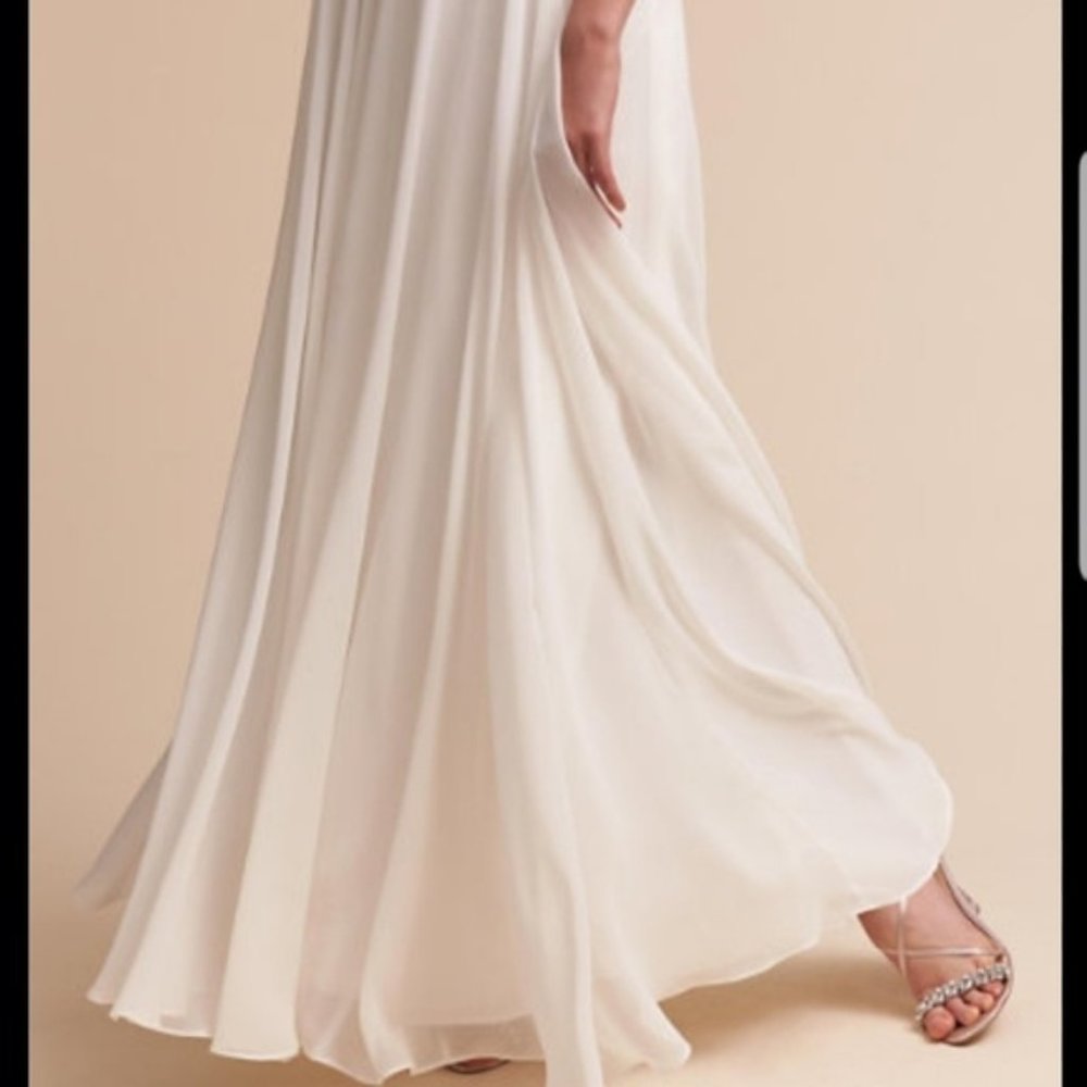NWT BHLDN Hampton Skirt in Ivory Sz 12